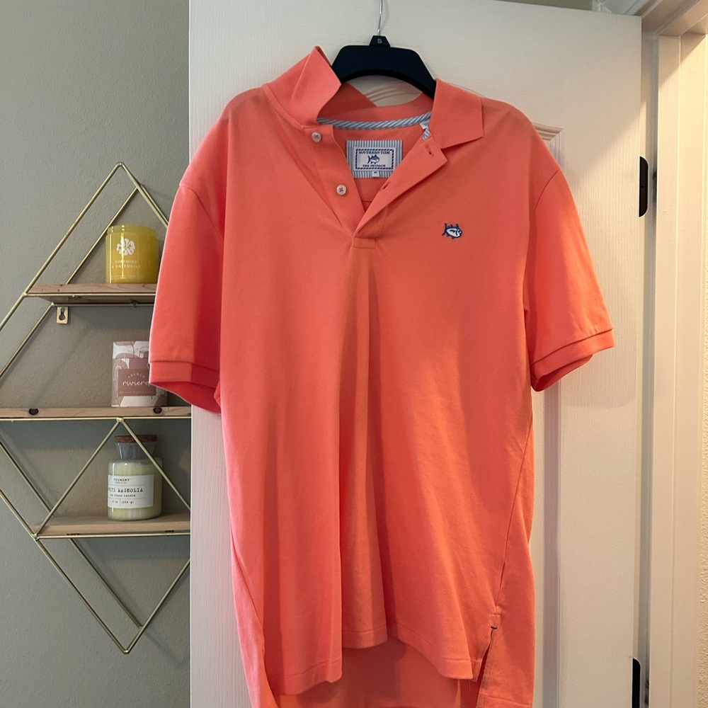 Southern Tide Coral Polo Shirt